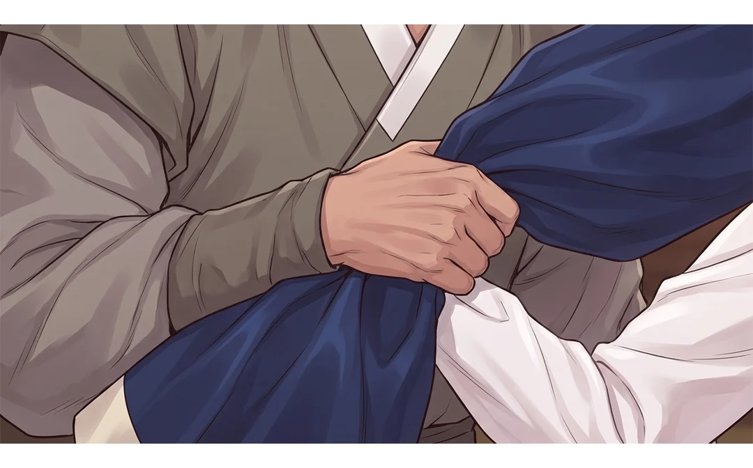 닫히는 대문, 질러지는 빗장. — 철컥