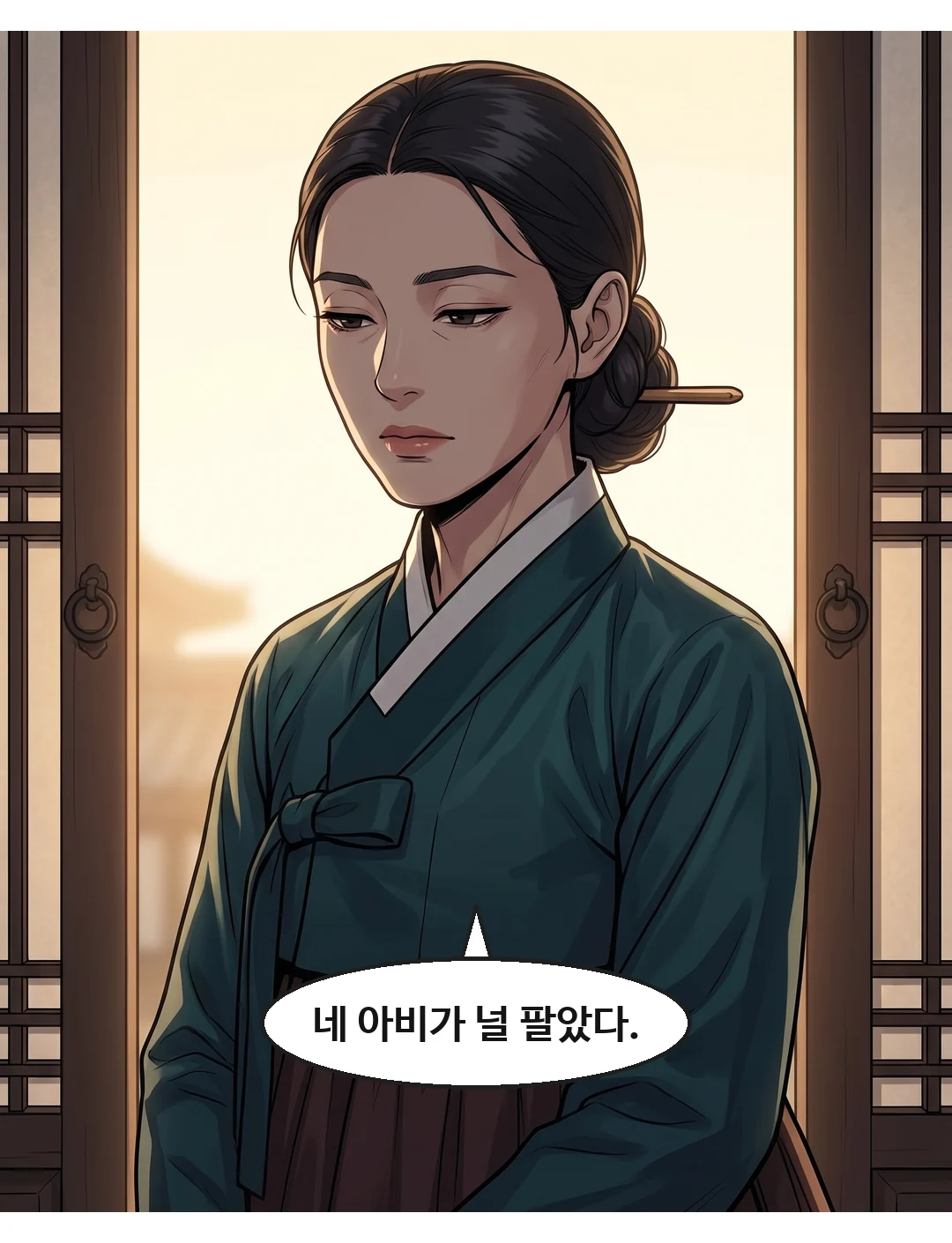 끝 카드. — 6화 끝 다음 화 — 서른 냥에 팔린 딸