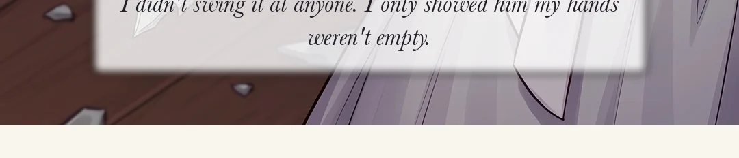 Yeonhwa crossing the threshold behind Mujin. Doyun moves to follow and Mujin takes his arm. / Doyun, held by the arm, invoking his family. Arrogant — but his voice is a little high. — Doyun: "My father is Min Chi-gyeom. Can you bear that?"
