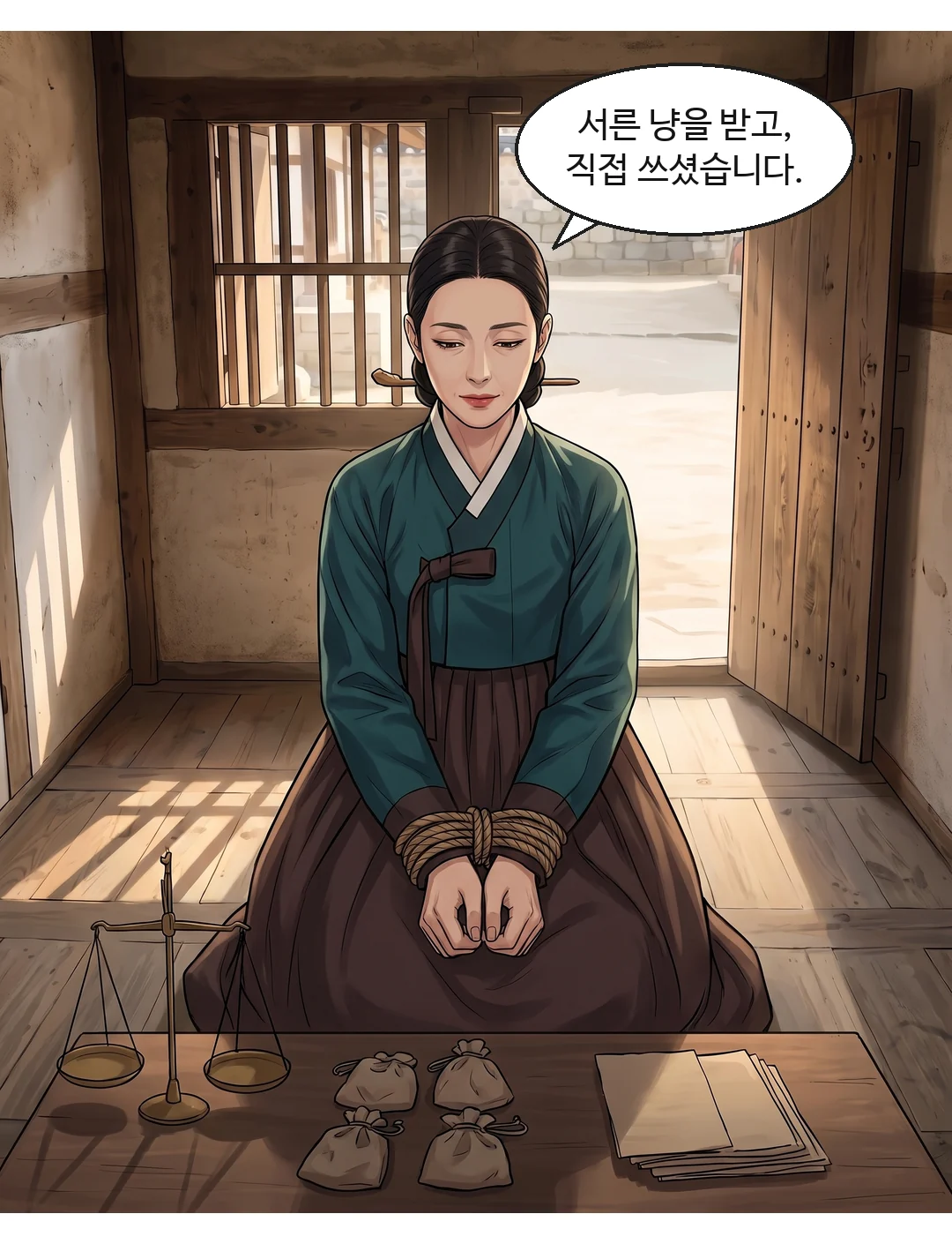 조금 빨라지는 연화. — 연화 "그런데 왜 장부를 찾았죠?"