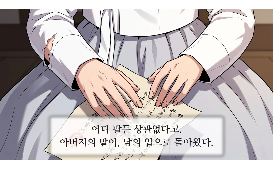 피의자들이 물러난 보호실. 둘만 남았다. 조심스럽게 묻는 무진. — 무진 "그 책은 어디 있는 것이오?"