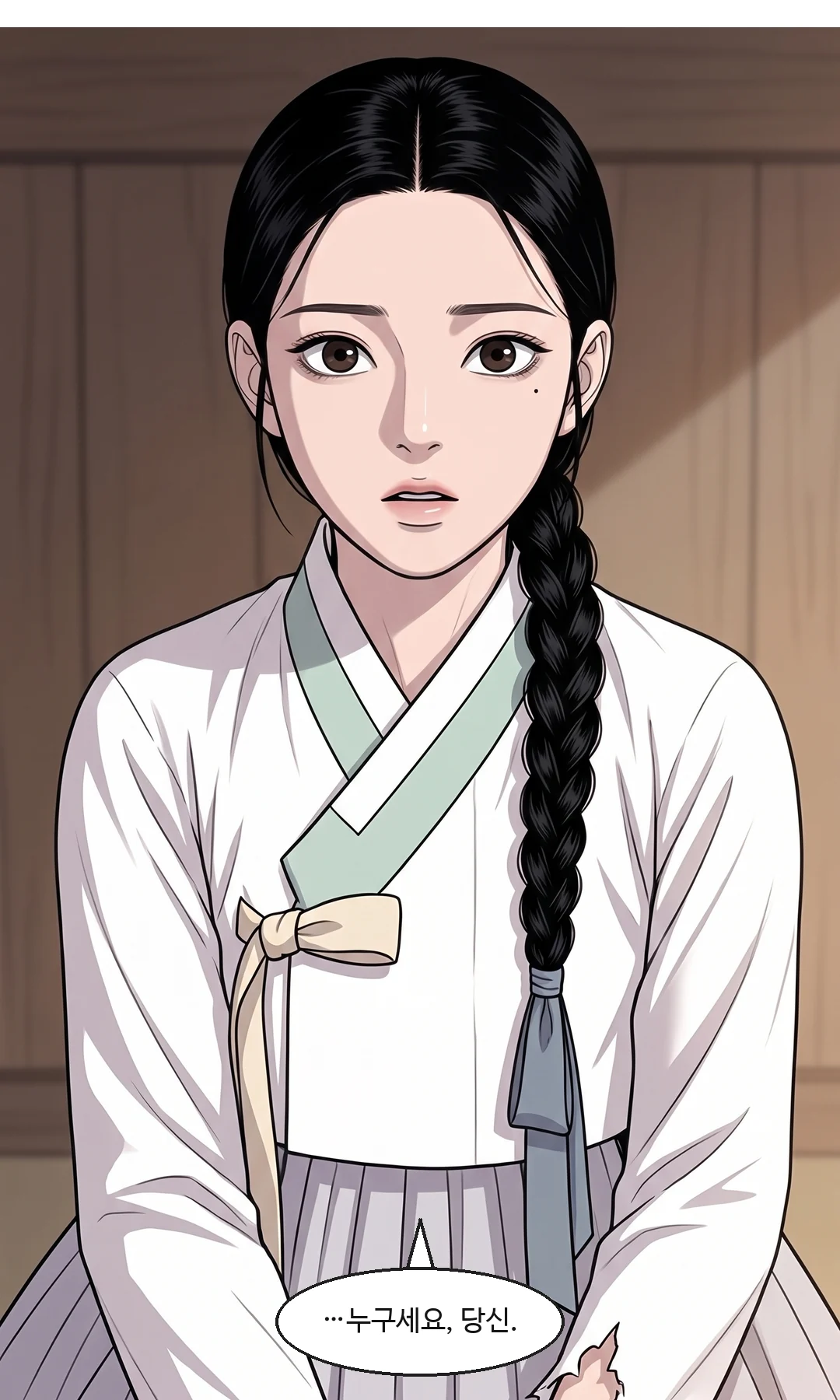 무진 정면. 거지의 얼굴이 사라진다 — 넓고 또렷하게, 서두르지 않고. 팡파르 없음. — 이헌 "내 이름은 이헌이오. 이 나라의 왕이오."
