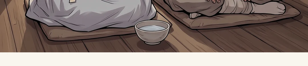 (new) Doyun having finished. Even bound, he sneers. / (hands) The paper going slack in Yeonhwa's hand. — Even bound, he still trusted his father's name. Sell her wherever. My father's words came back to me out of another man's mouth.