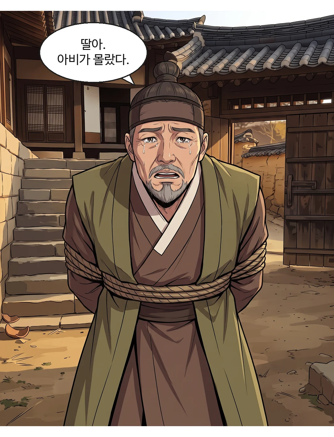 손을 받지 않는 연화. 40화 중 가장 낮고 느린 담담. — 연화 "제가 딸인 건 아셨잖아요." 딸이라고 부른 것은, 그날이 처음이었다.