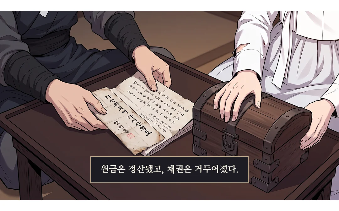 (클로즈업) 채령 머리 위의 약조 비녀 — 연화가 본다. — 1화. 내 주먹에서 낚아채 꽂은 비녀.