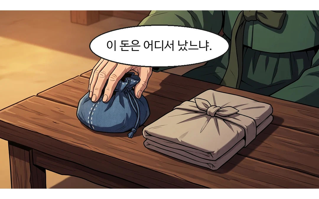 호위와 온 채령이 먼저 나선다. 빠르고 밝게 — 선의를 연기한다. — 채령 "제가 줬어요. 동생 약값으로." 선의를 연기했다.