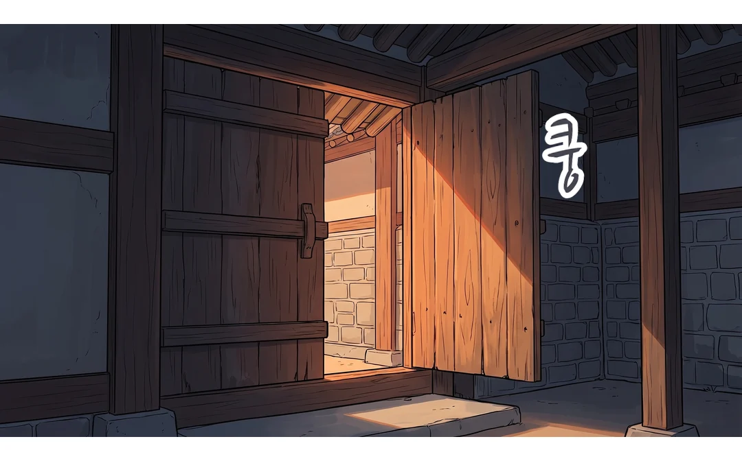 치료실. 요 위의 솔이. 연화가 달려 들어와 무릎을 꿇는다. — 치료실.