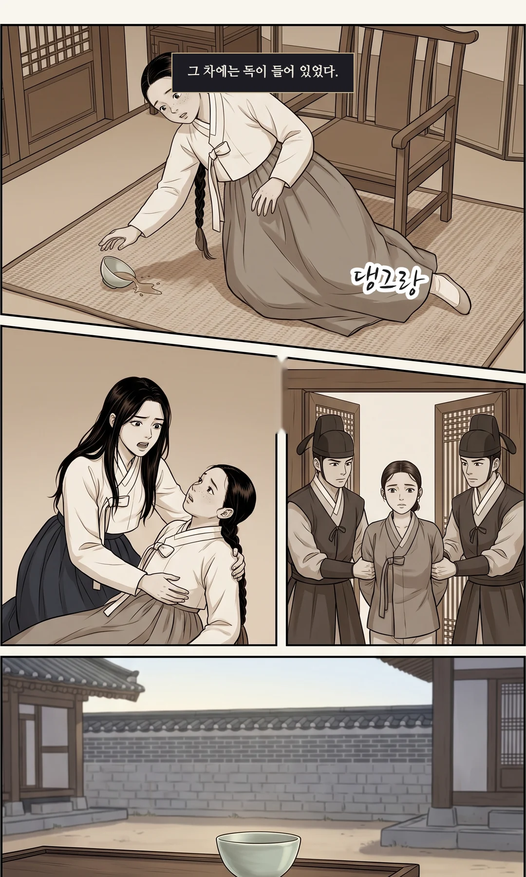 타이틀 카드 · 전경 — 26화 · 제가 그 차를 마셨어요