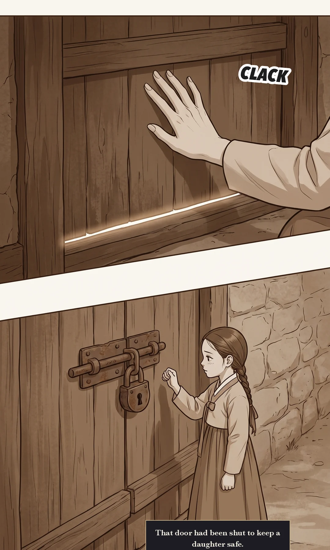 The king passes sentence. — Yi Heon: "It is as we have heard." Yi Heon: "His rank and property are forfeit, and he is confined for life."