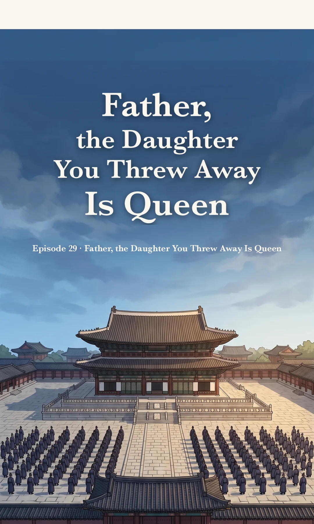 The investiture is proclaimed. — Yi Heon: "Yun Yeonhwa is invested as queen."