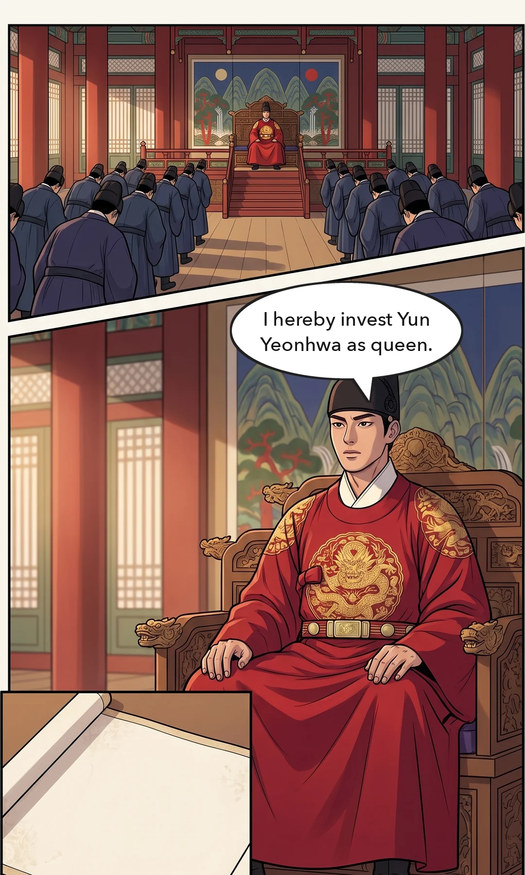 Taesik waiting in the prison. — The father who sold his daughter was waiting in prison for the day he would be sent into confinement.