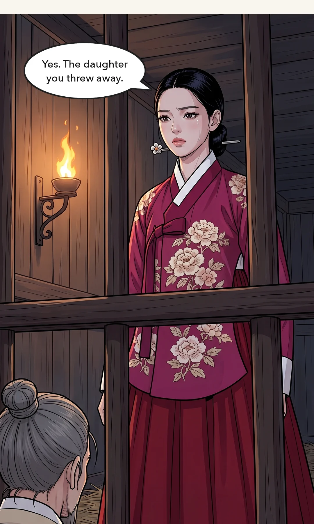 The king waiting → the door of that day. — That night, the palace.