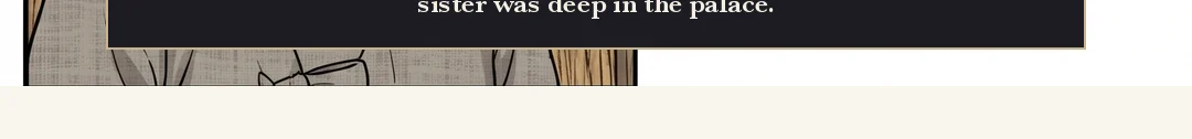 A month later — the workshop door opens. — A month after the investiture, opening day at the workshop. a long creak