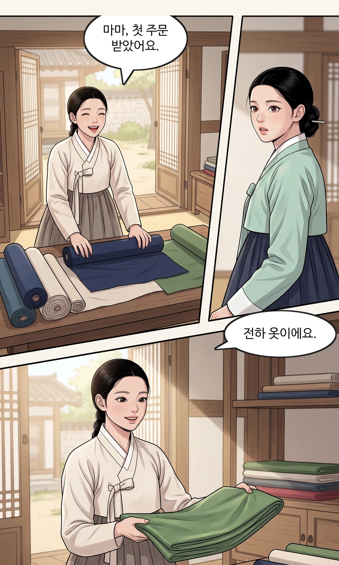 어머니의 이름을 들은 연화. — 어머니의 이름이, 처음으로 소리 내어 불렸다.