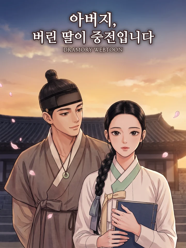 아버지, 버린 딸이 중전입니다 표지