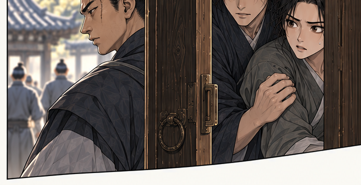 마교협객 1화 장면 P17A. 대사: 다친 데 없어? 그 발놀림… 누구에게 배웠느냐?