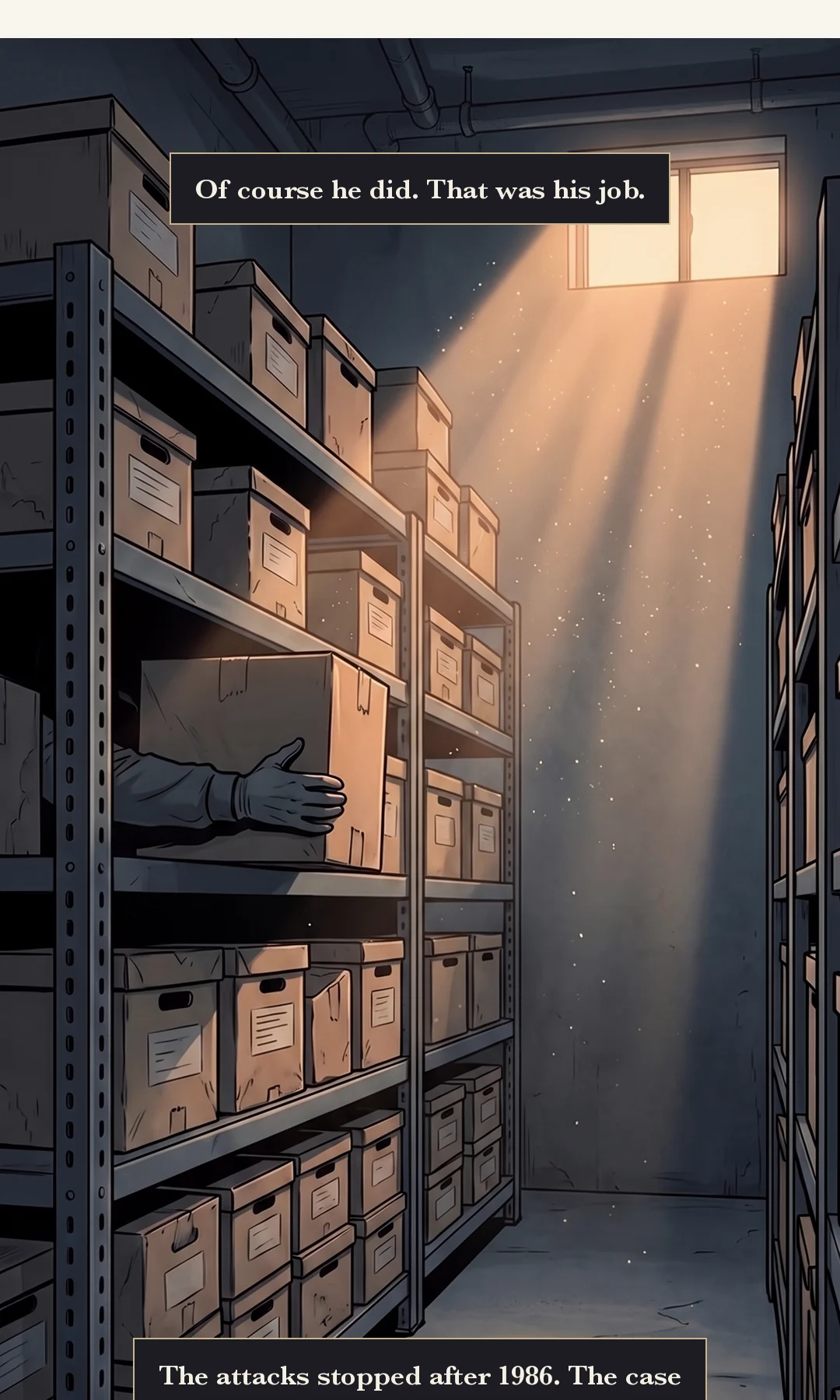 A line struck through a name. — If the age did not fit, cross it out. If he had not lived in that city, cross it out.