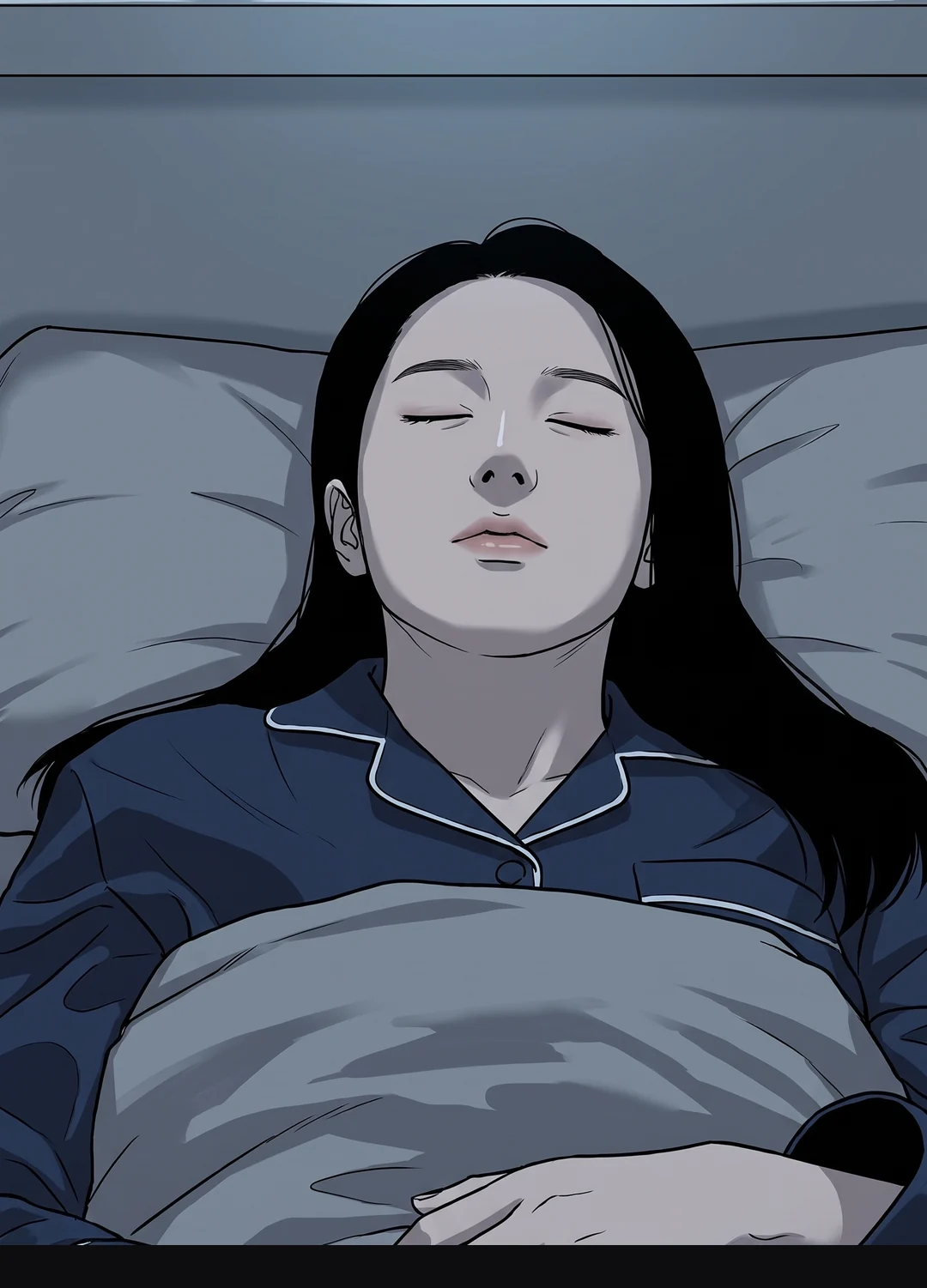 조용한 천장.