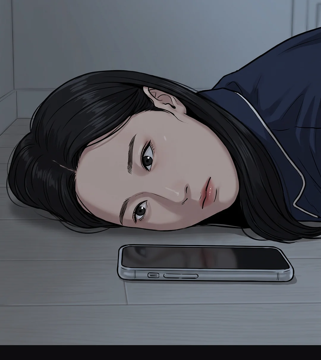문자 — 준: 내려갈까요?