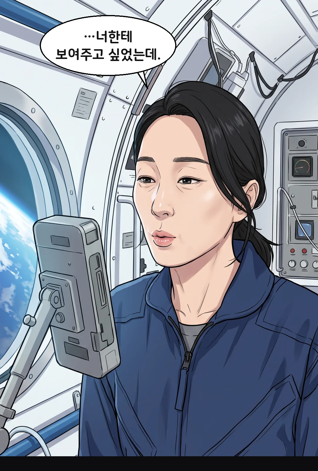"…너한테 보여주고 싶었는데."