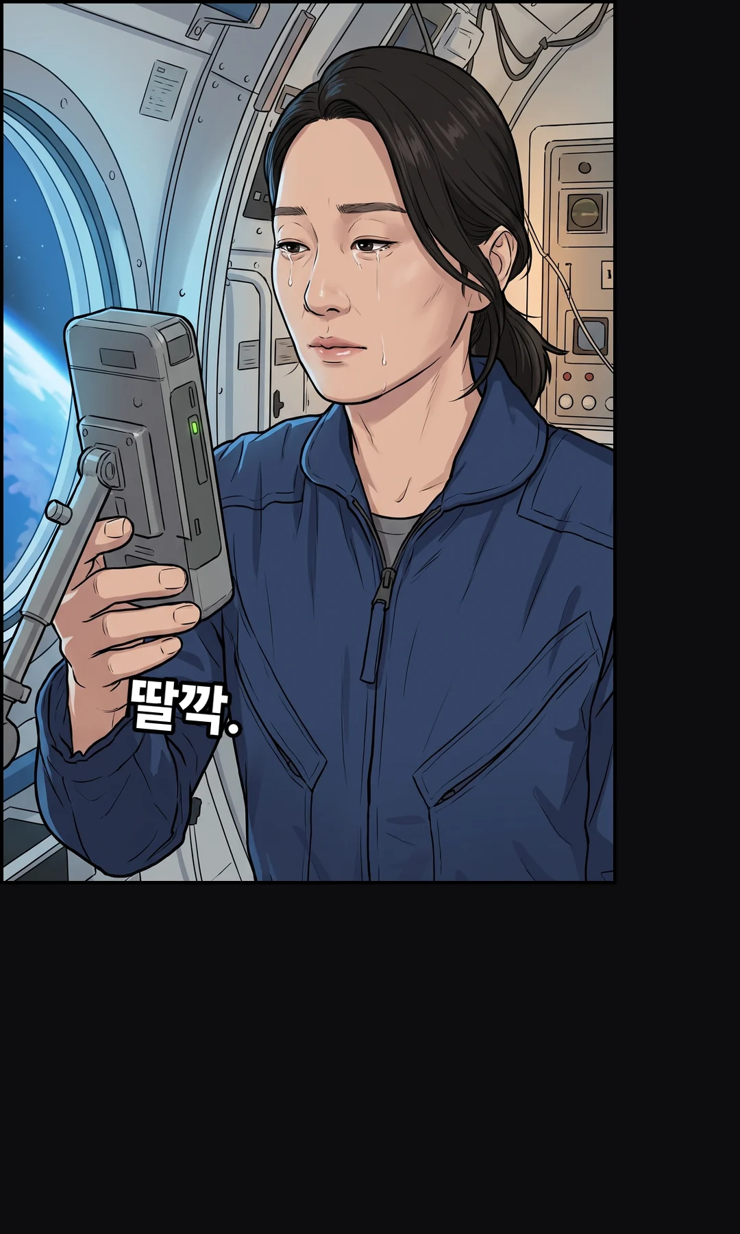 녹음을 끈다.