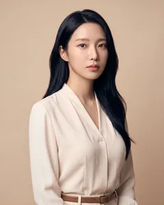 가상 배우 한지우의 프로필 사진